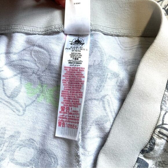 DISNEY PARKS Donald Duck Graffiti Art Pajama Lounge Sweatpants Pants Mens Large - Picture 15 of 16